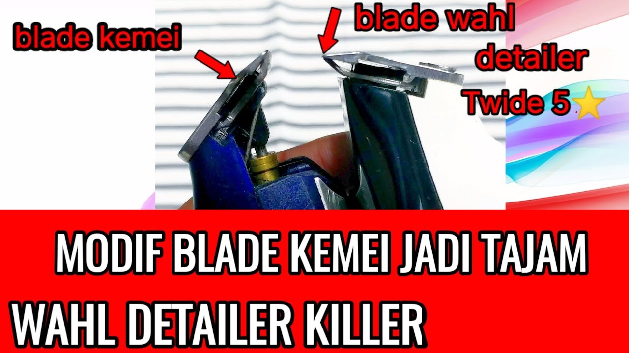 kemei 5021 jadi semakin tajam, ini caranya!!!