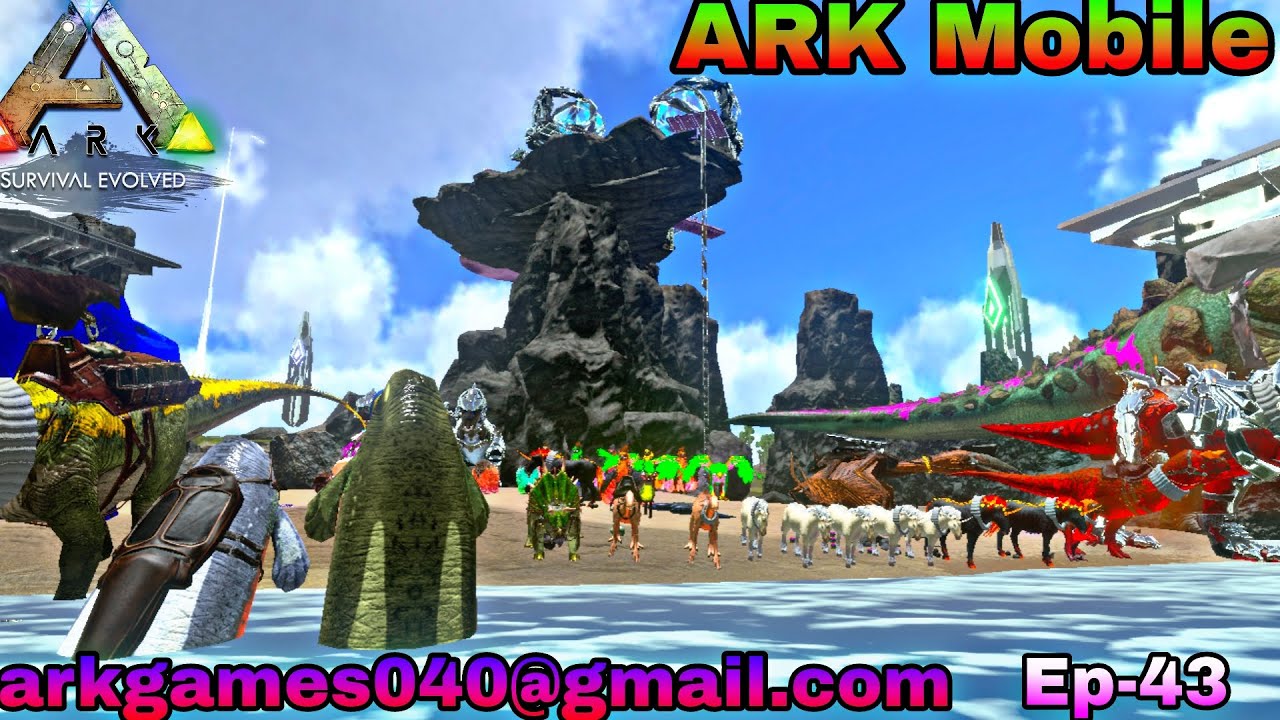 ARK Mobile Stone Island New Gmail Save Data Ep-43 #gaming