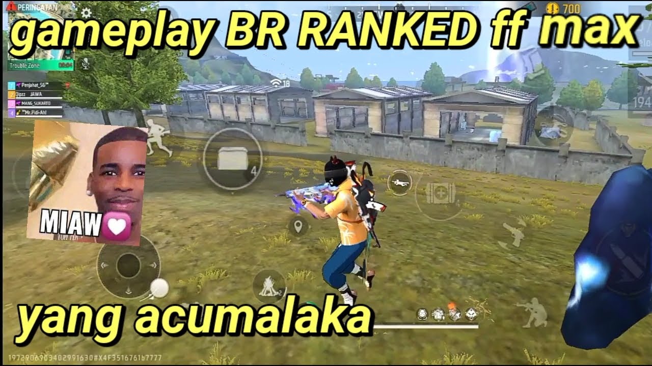 gameplay BR RANKED ff max, yg acumalaka 