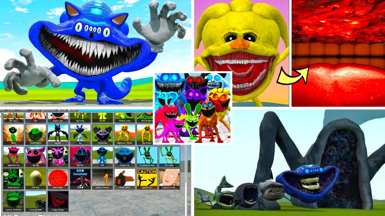 Nextbots в Playground Mod, Nextbots в Backrooms Obuga, Monster Escape, Toilet Rope 3D