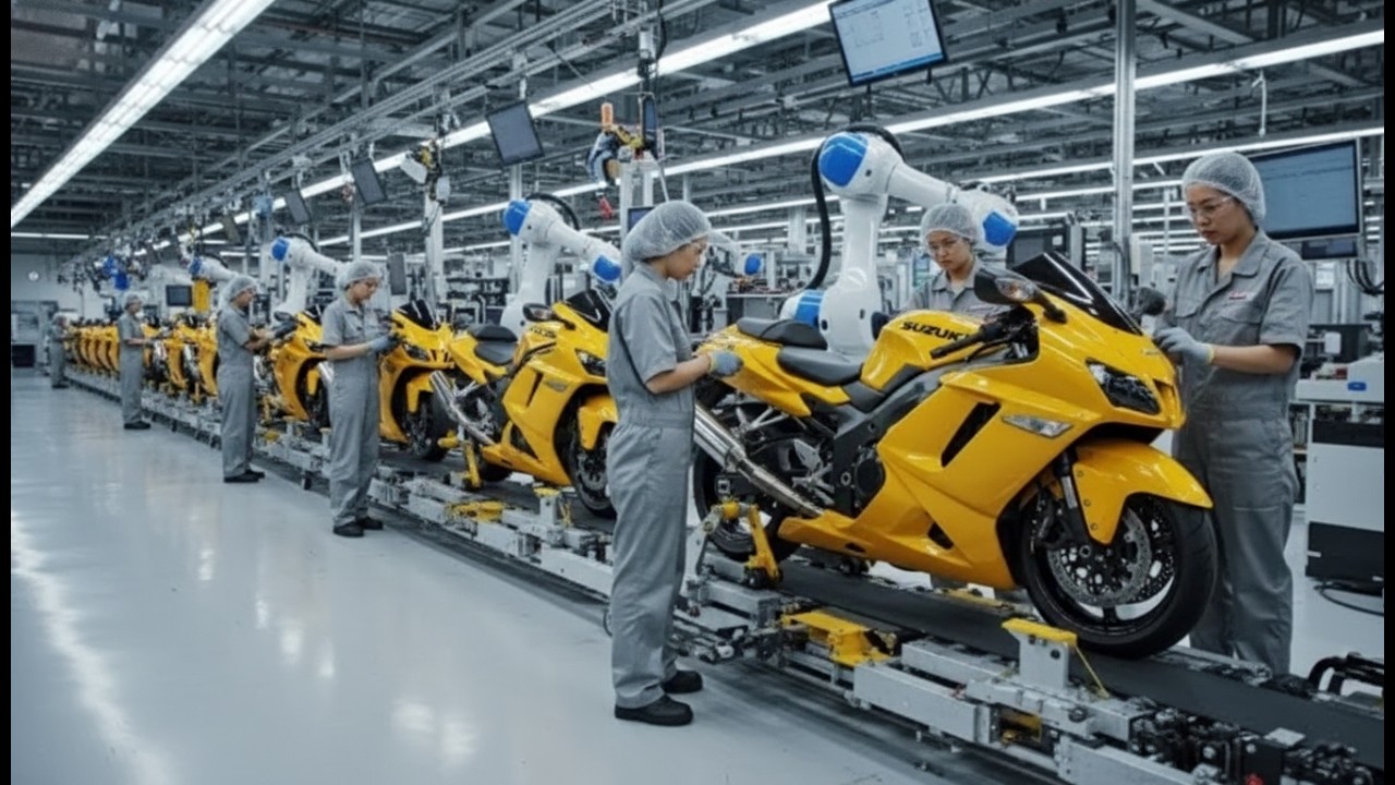 Inside the Suzuki Hayabusa Factory—Building the King of Superbikes (Full Process)