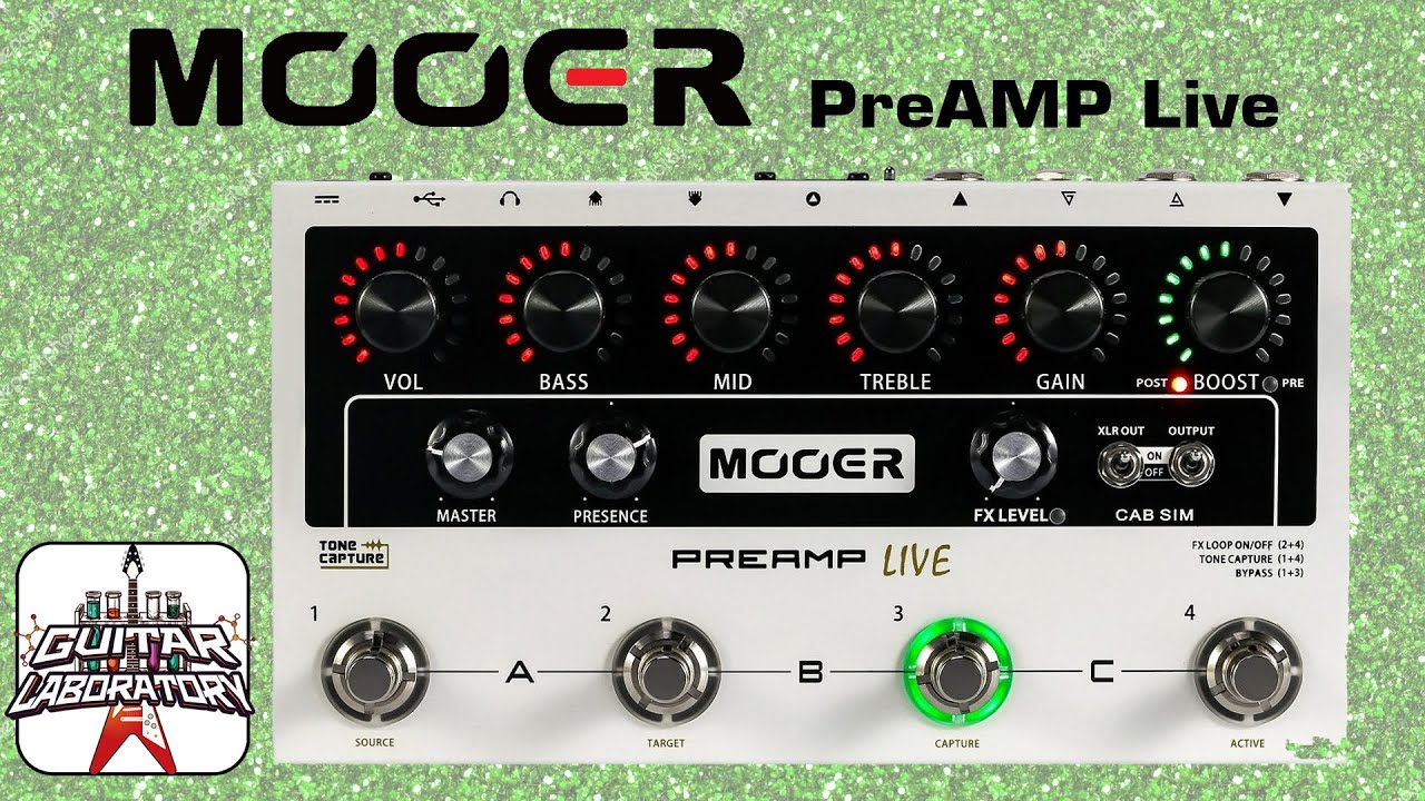 Цифровой гитарный преамп Mooer PreAMP Live