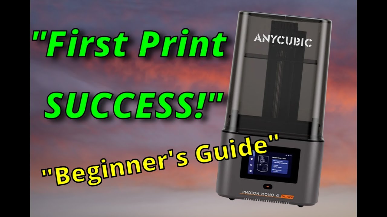 Anycubic Photon Mono 4 Ultra, пошаговое руководство для начинающих...