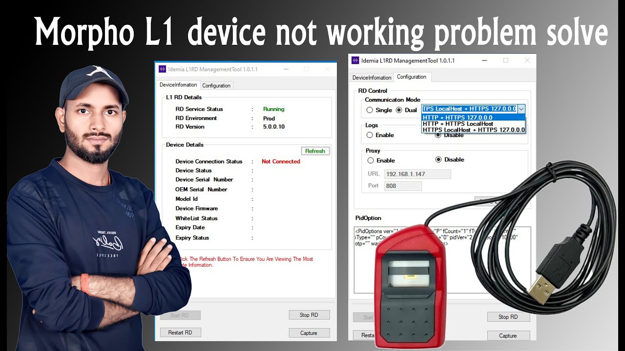 Morpho l1 device not ready⚡ Morpho l1 device not working ✅  Morpho L1 device error solution👍