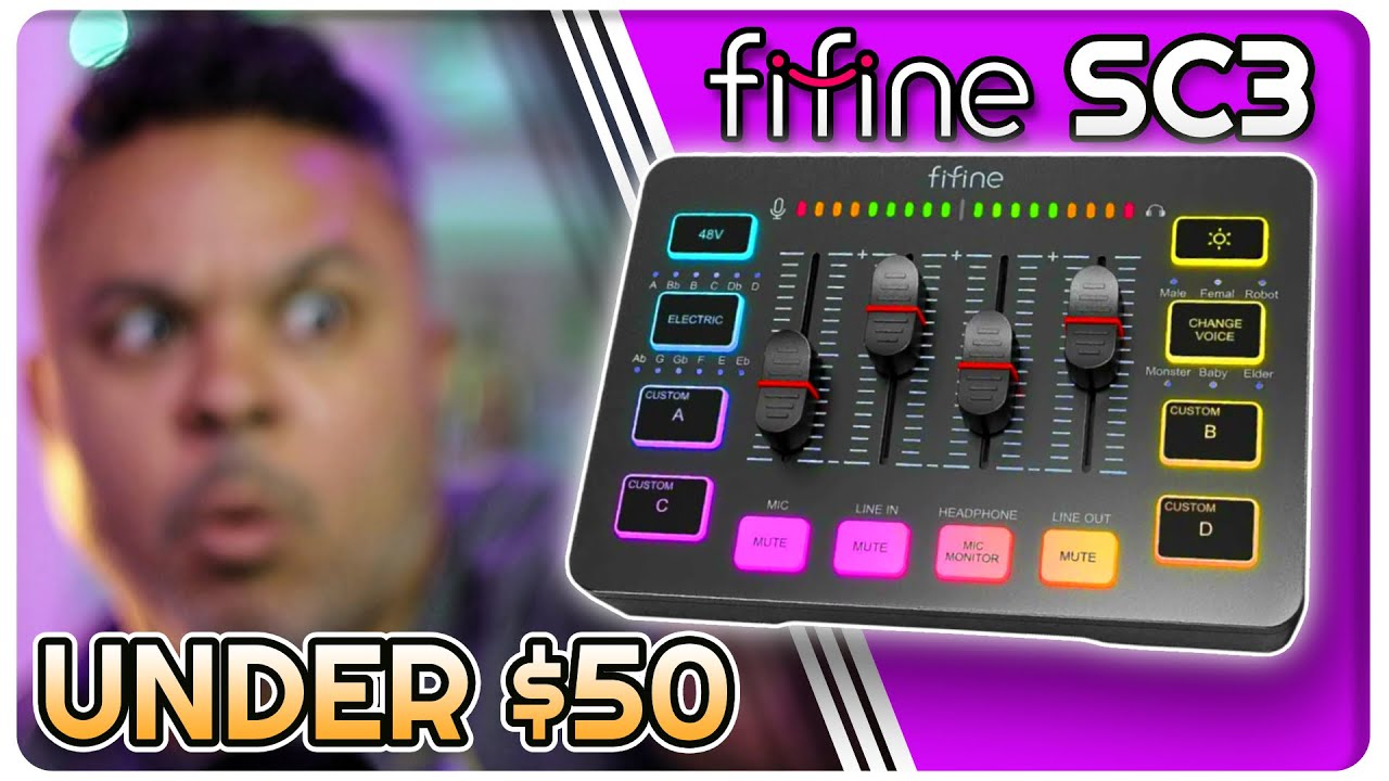 Недорогой игровой аудиомикшер | Обзор Fifine SC3