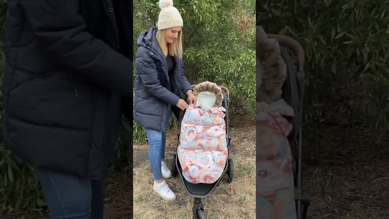 How to use the baby luno Nordic Footmuff | The Aurora