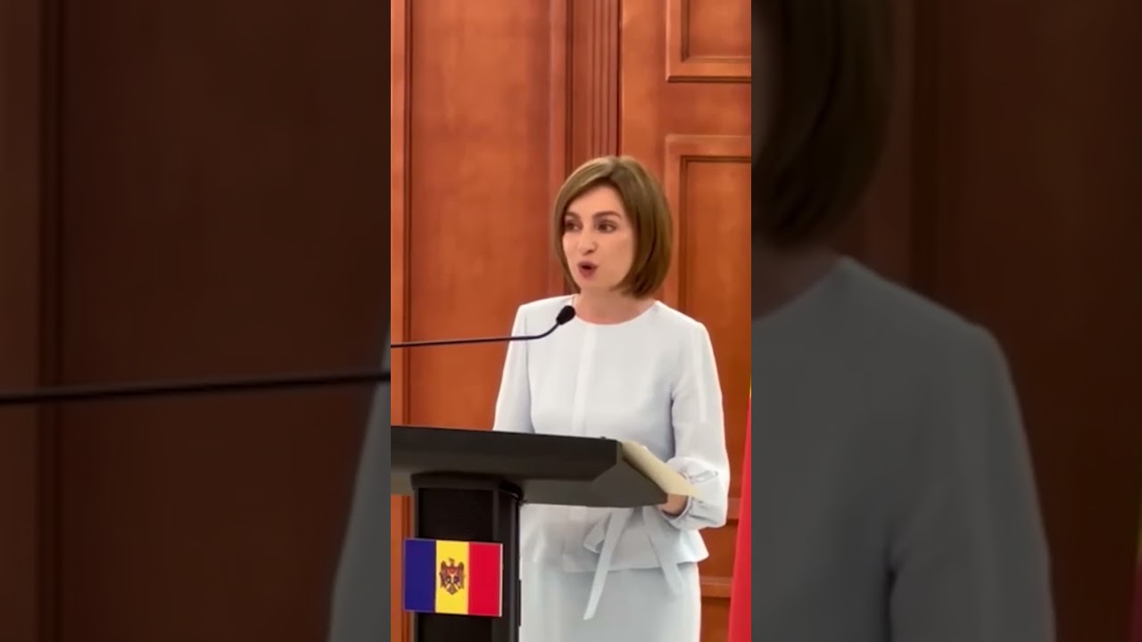 Emmanuel Macron alături de Maia Sandu de Ziua Independenței a Republicii Moldova