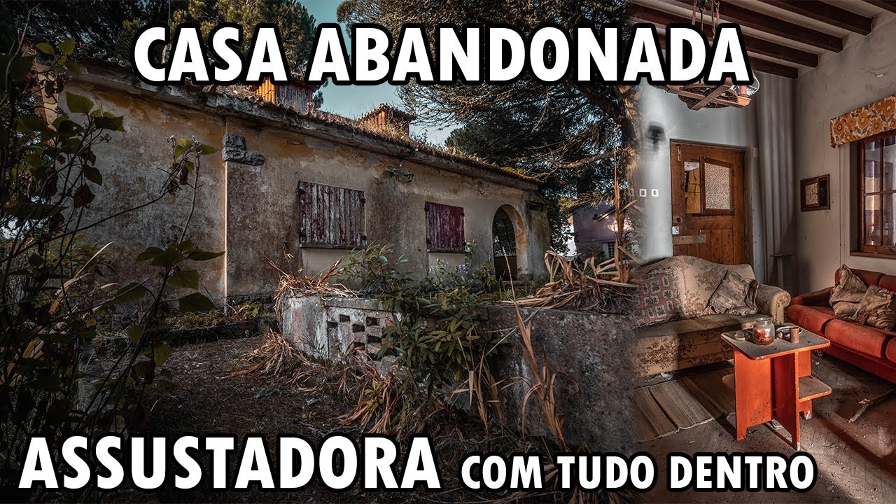 CASA ABANDONADA ASSUSTADORA AO LADO DA ESTRADA - URBEX