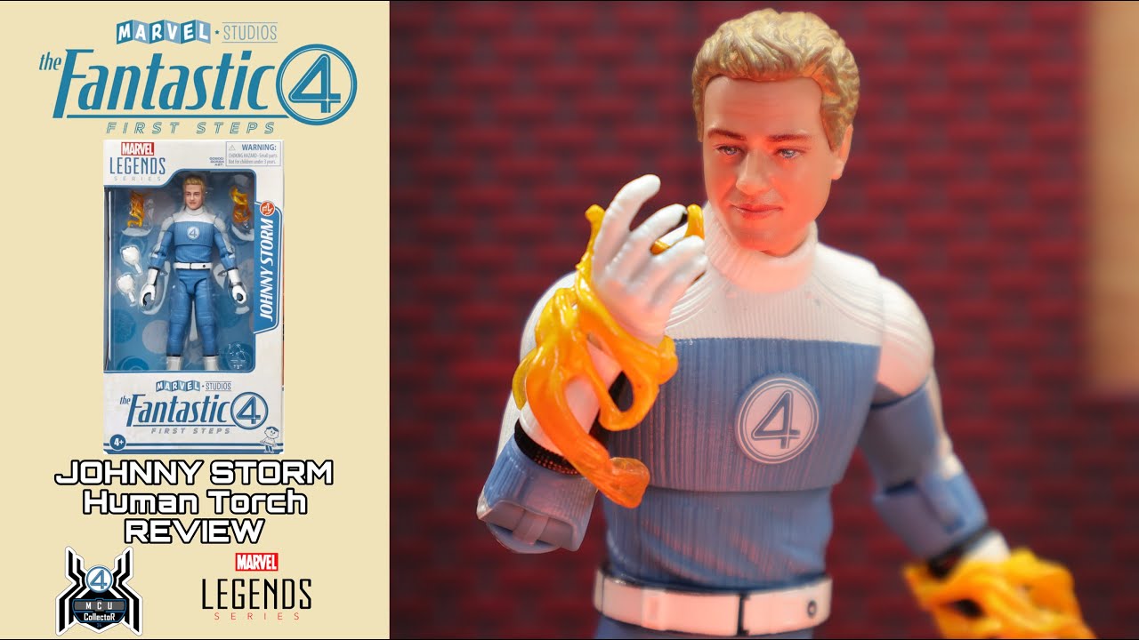 Marvel Legends JOHNNY STORM Human Torch Fantastic Four First Steps MCU Movie Figure Review