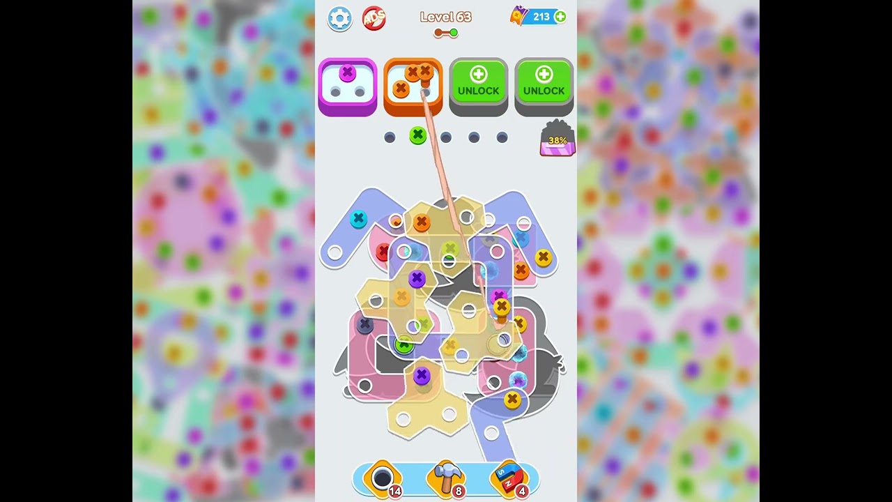 Screw Pin out! (Screw Out!) 🔩 Level 63 Walkthrough & Solution