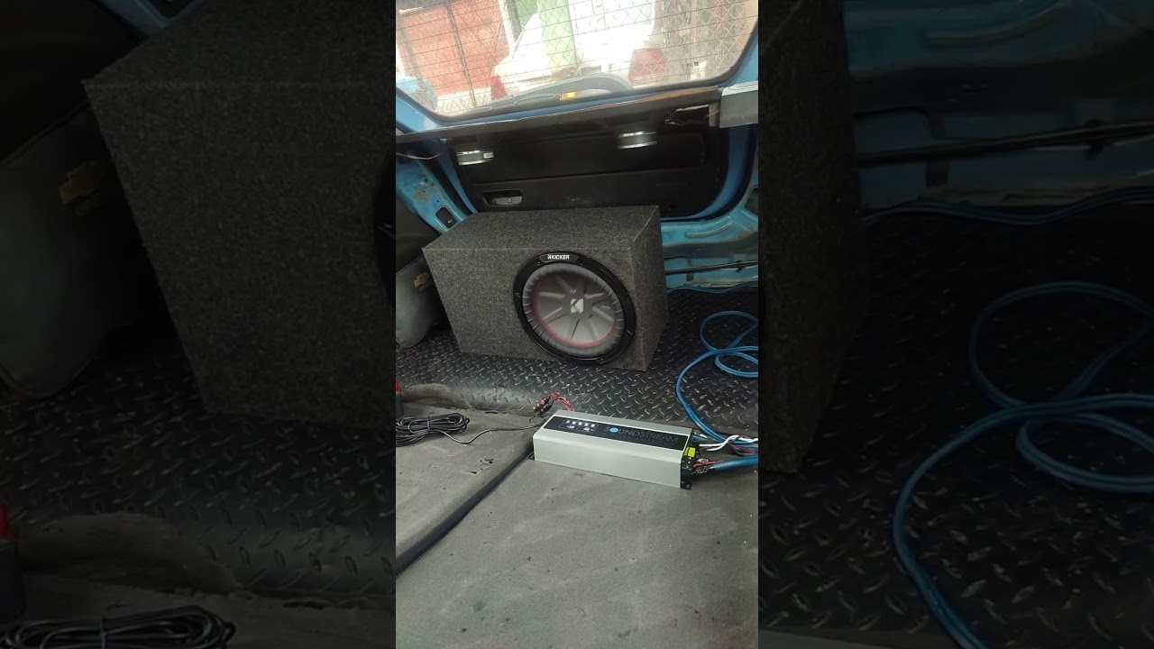 subwoofer kicker comp r 10 pulgadas. caj&oacute;n sellado.