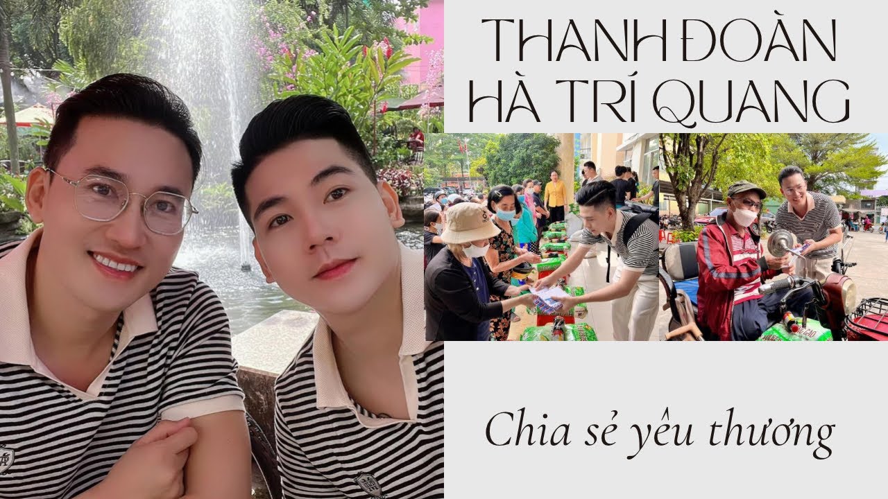 Thanh Đoàn và Hà Trí Quang chia sẻ yêu thương cùng bà con ở Gò Vấp