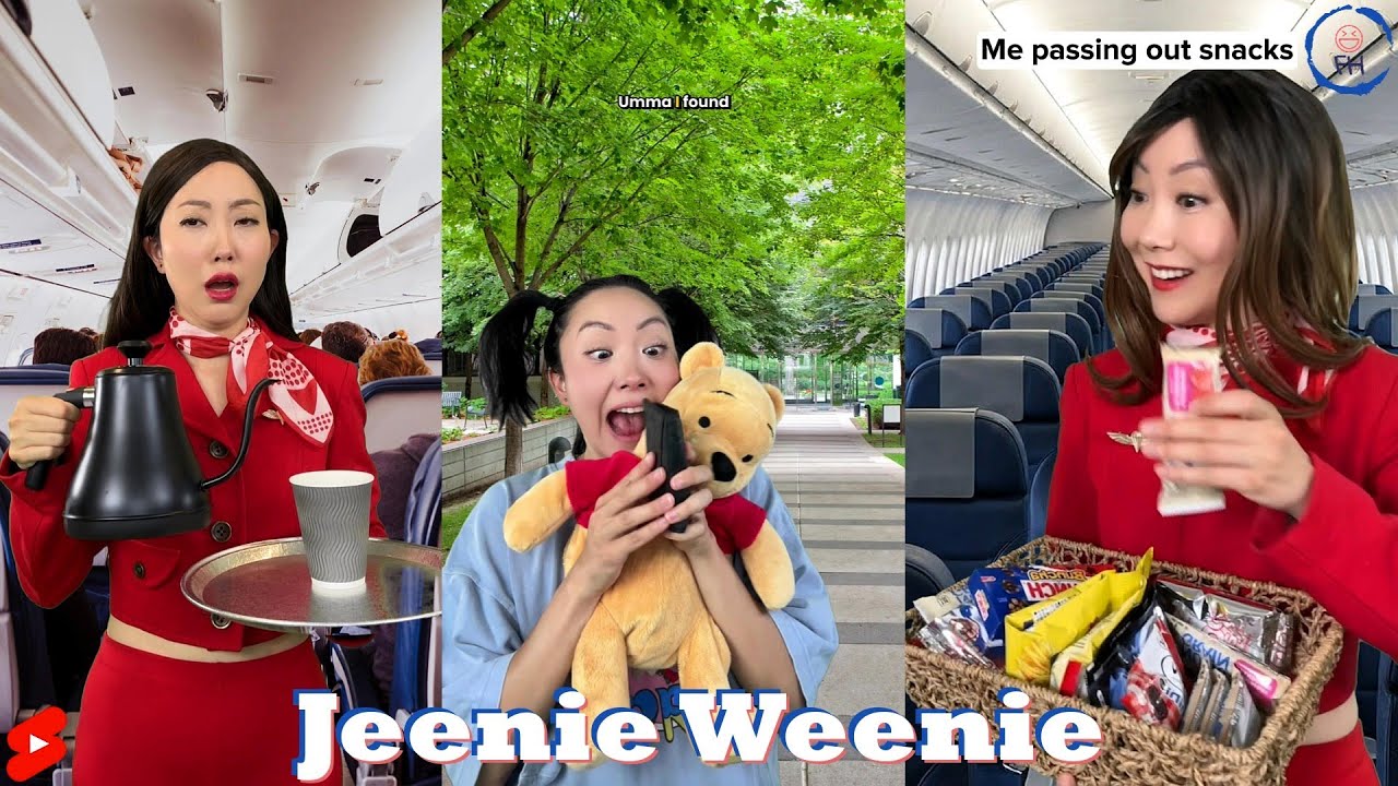 New Jeenie Weenie Shorts 2025 | Funny Sandra Jeenie Kwon Cabin Crew 2025 #part2