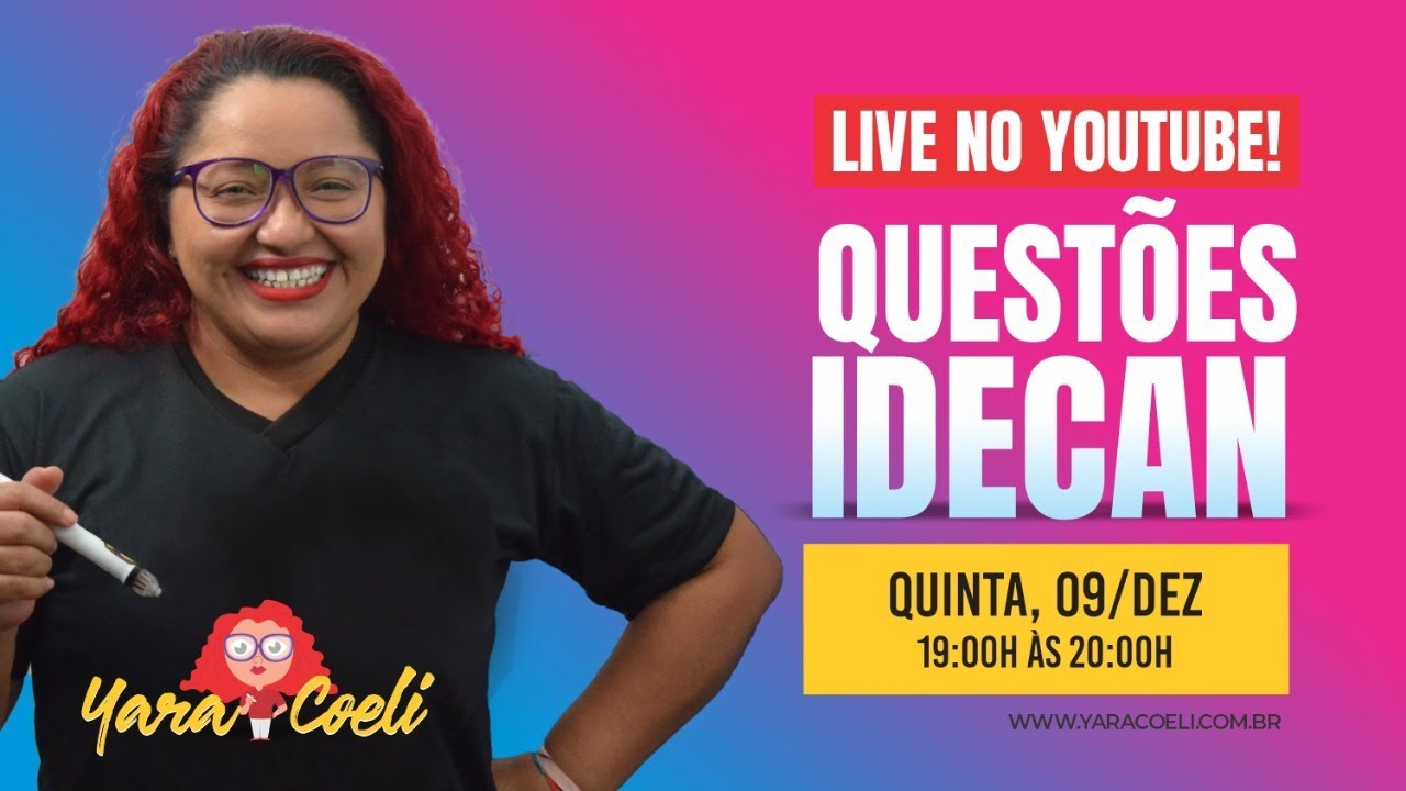 12 Questões do IDECAN - Língua Portuguesa - Yara Coeli