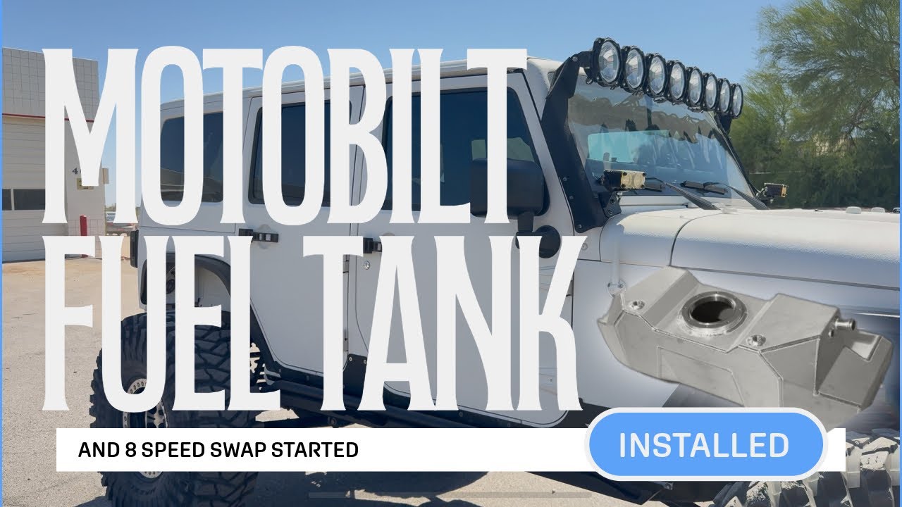 Новый топливный бак Motobilt и 8-ступенчатая коробка передач! Jeep JKU