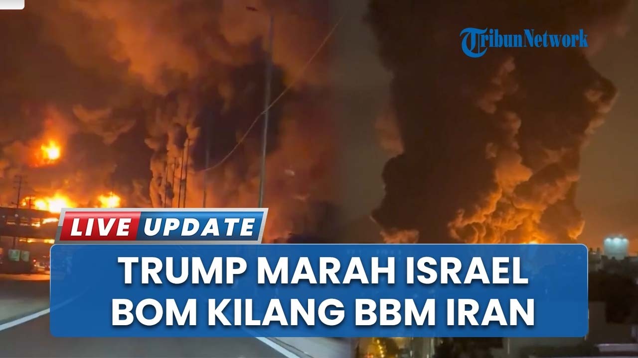 Trump Marah Israel Hancurkan Kilang Minyak Iran, Takut Harga Minyak Melonjak dan Citra Politiknya