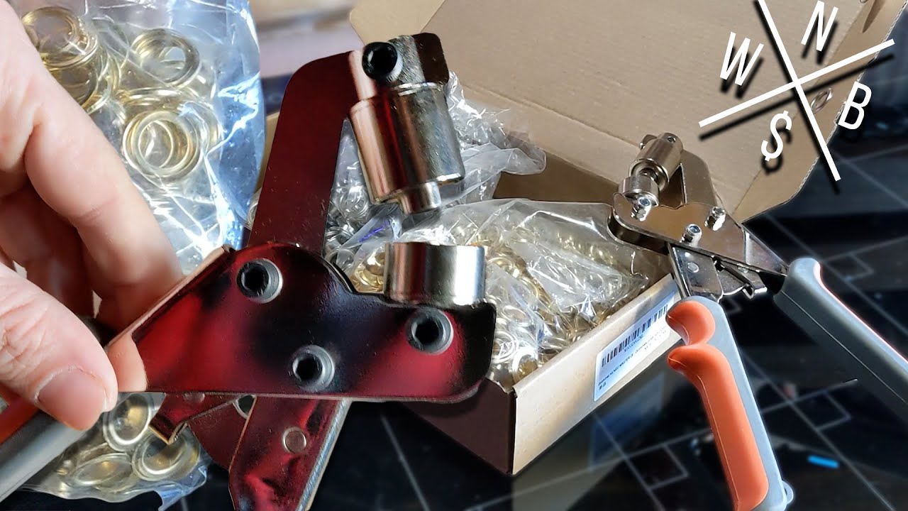 NEU MASTER Grommet Pliers & Eyelet Kit - Unboxing & Review