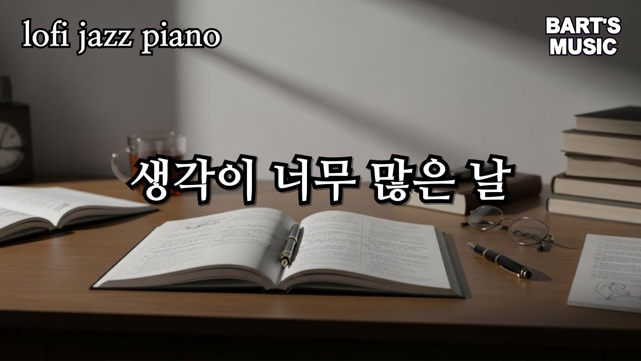 Lo-Fi Piano 괜히 마음이 복잡한 날, 아무 생각 없이 틀어두는 피아노