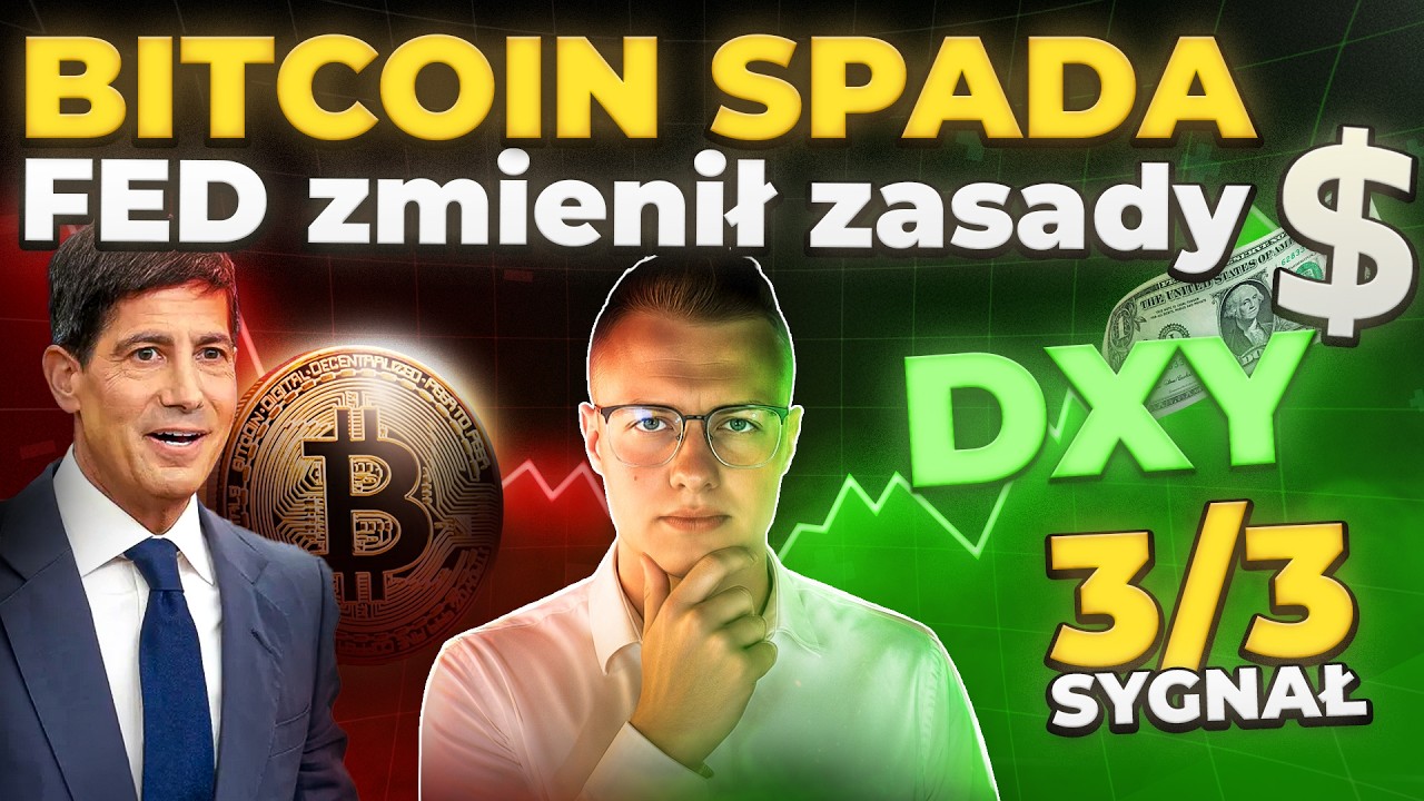 🔥 BITCOIN SPADNIE NIŻEJ? &ndash; nowy szef FED-u właśnie zmienił WSZYSTKO