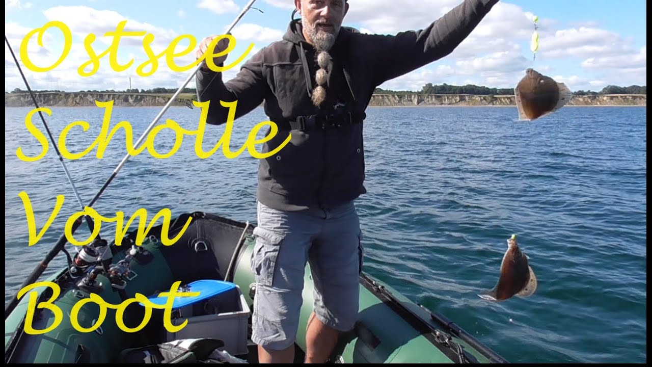 Schollen Angeln vom Boot (Ostsee)