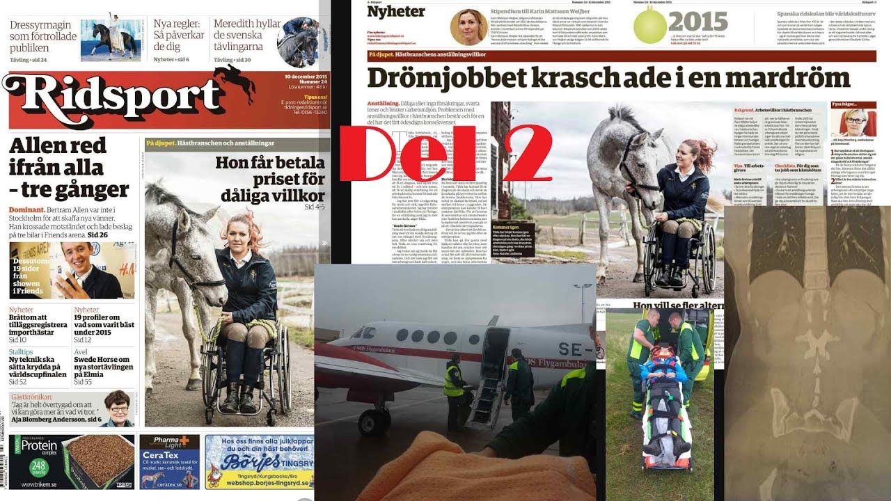 Allt om min ridolycka d&aring; jag br&ouml;t ryggen - del 2