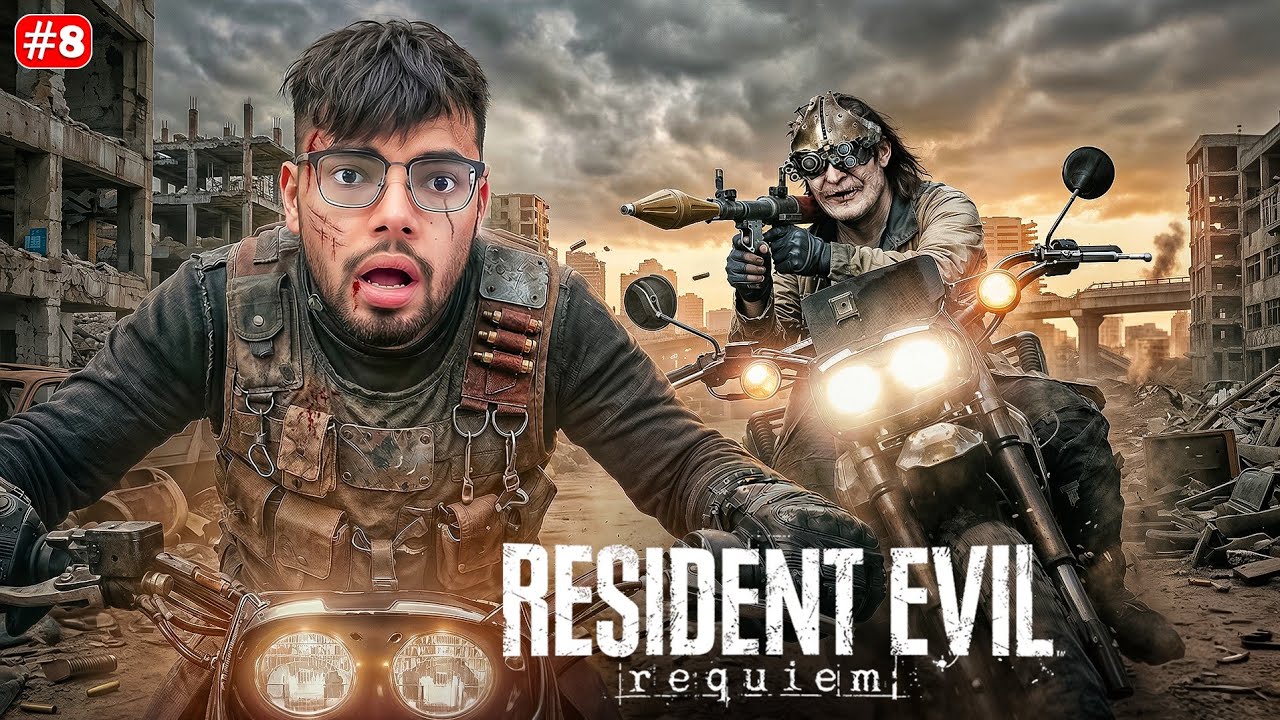 Infected Doctor Shot A RPG Rocket To My Bike - Resident Evil 9 Requiem - Part 8