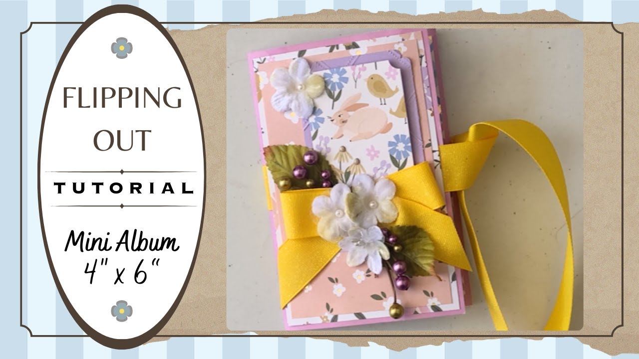 Flipping Out Album | TUTORIAL Make a delightful mini album in no time. Measurement sheet included!!!