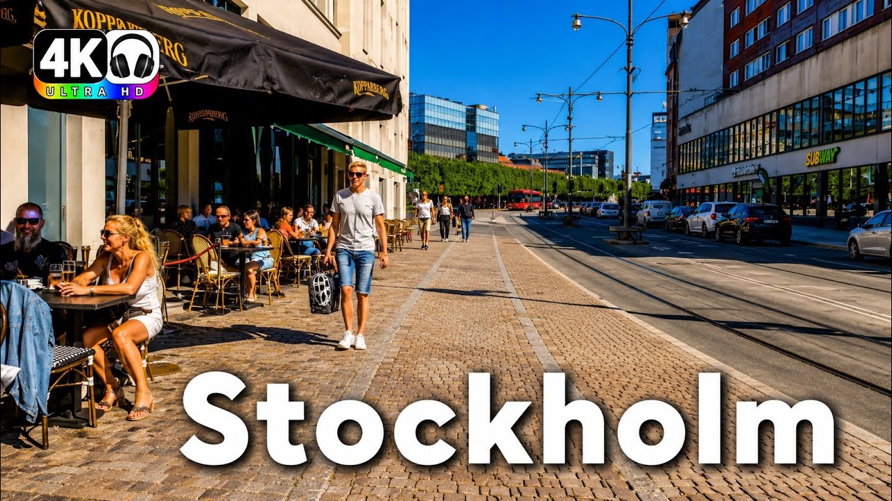 Scenic 4K Walk in Stockholm | Hallonbergen → Sundbyberg | Relaxing Stroll