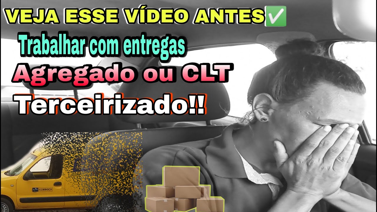 Entregas como terceirizado todo cuidado é pouco!!