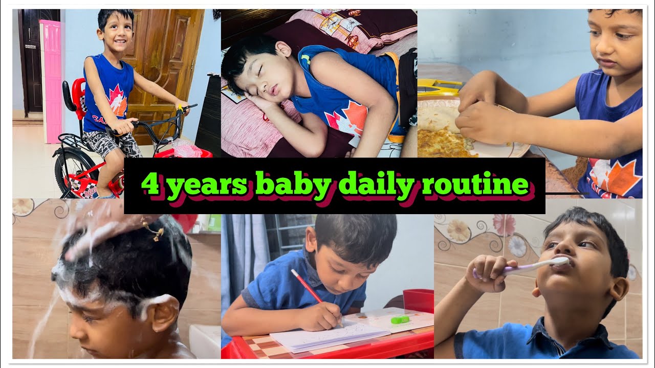 4 years old baby daily routine | চার বছরের বাচ্চার ডেইলি রুটিন | Afif Abdullah | Tamanna Nasir