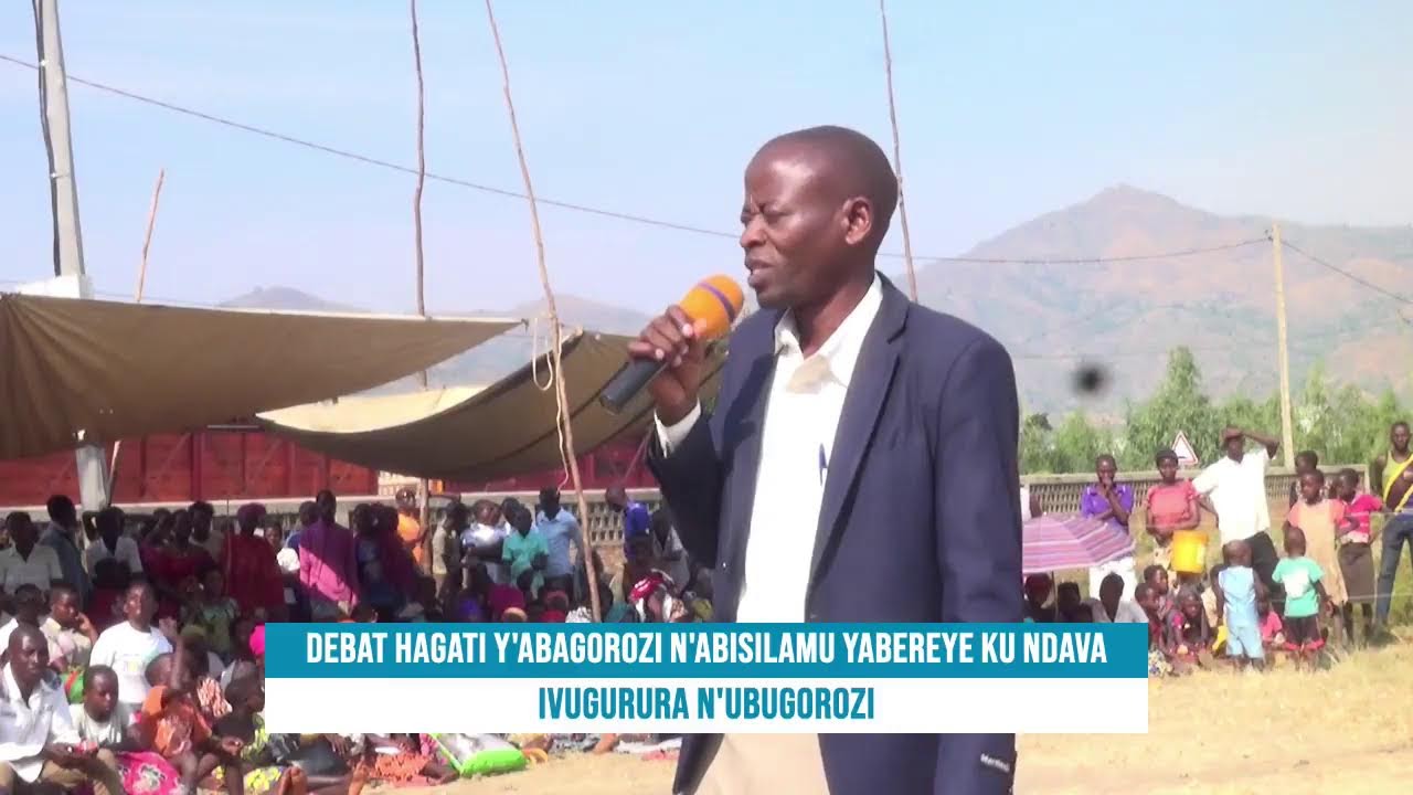 MUKURIKIRANE DEBAT Y'ABISILAMU N'ABAGOROZI BEMERA IVUGURURA