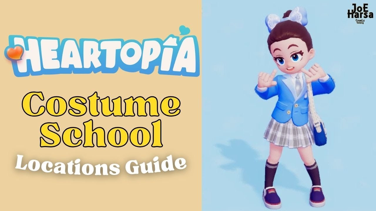 All Heartopia FREE Costume School Locations | Complete Bubble Guide