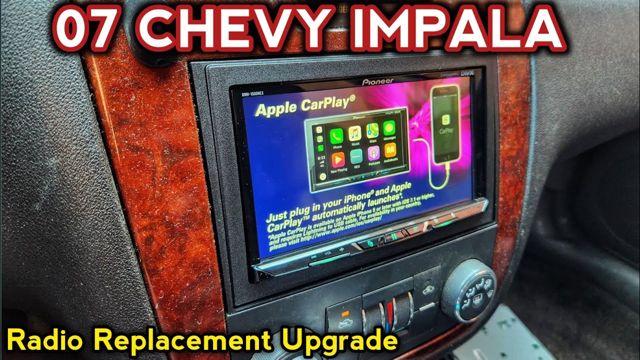 2007 Chevy Impala Radio Removal and Replacement Upgrade