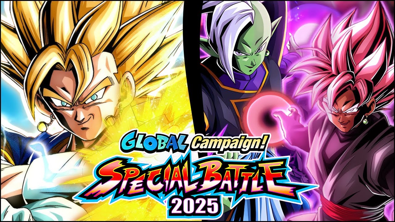 LR TEQ SUPER VEGITO VS. GOKU BLACK + ZAMASU! GLOBAL CAMPAIGN! SPECIAL BATTLE 2025! (Dokkan)