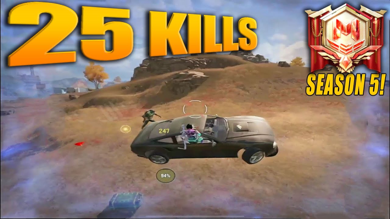 SOLO VS SQUAD 25 KILLS in NEW UPDATE SEASON & TRYED AK47 AFTER NERF WITHOUT LOADOUT + KRM 262