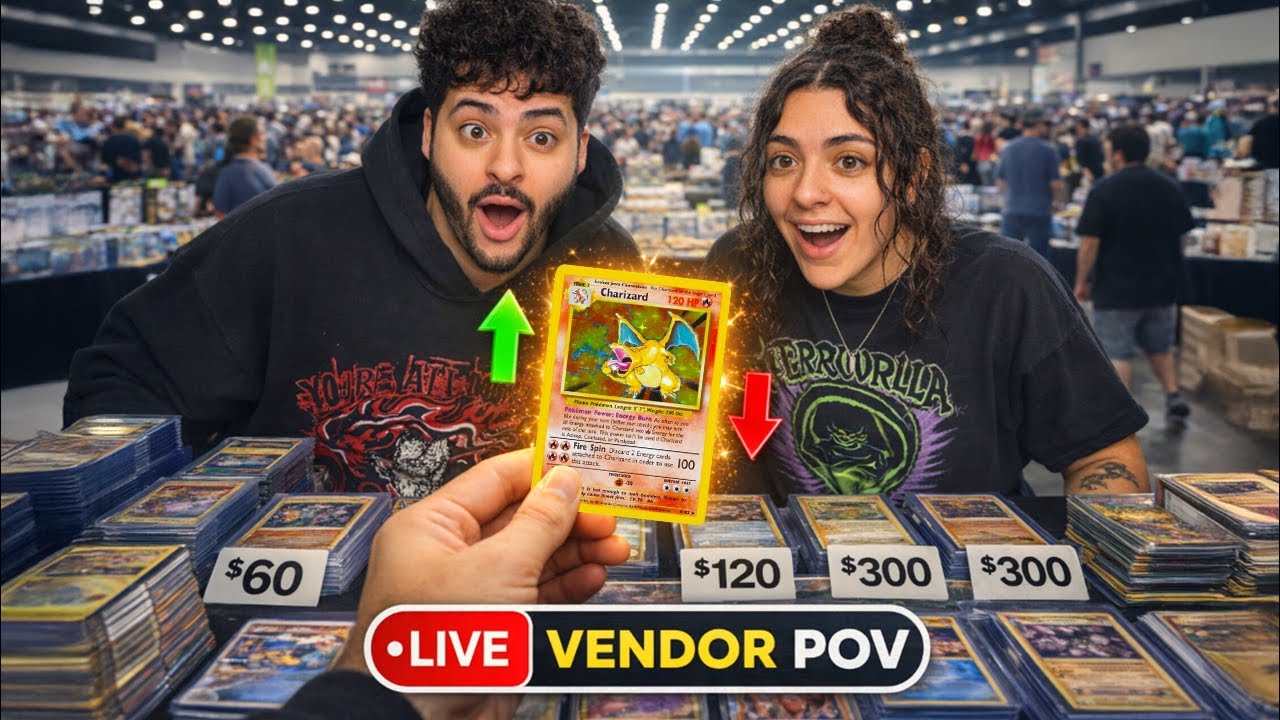 🔴 LIVE POKEMON VENDOR POV!