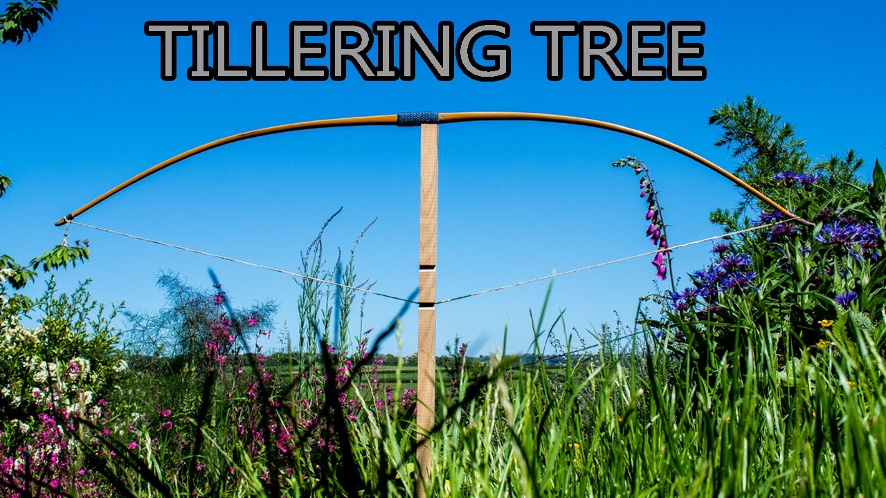 How to make a Tillering Stick for making the English Longbow, Bowyers tools tiller