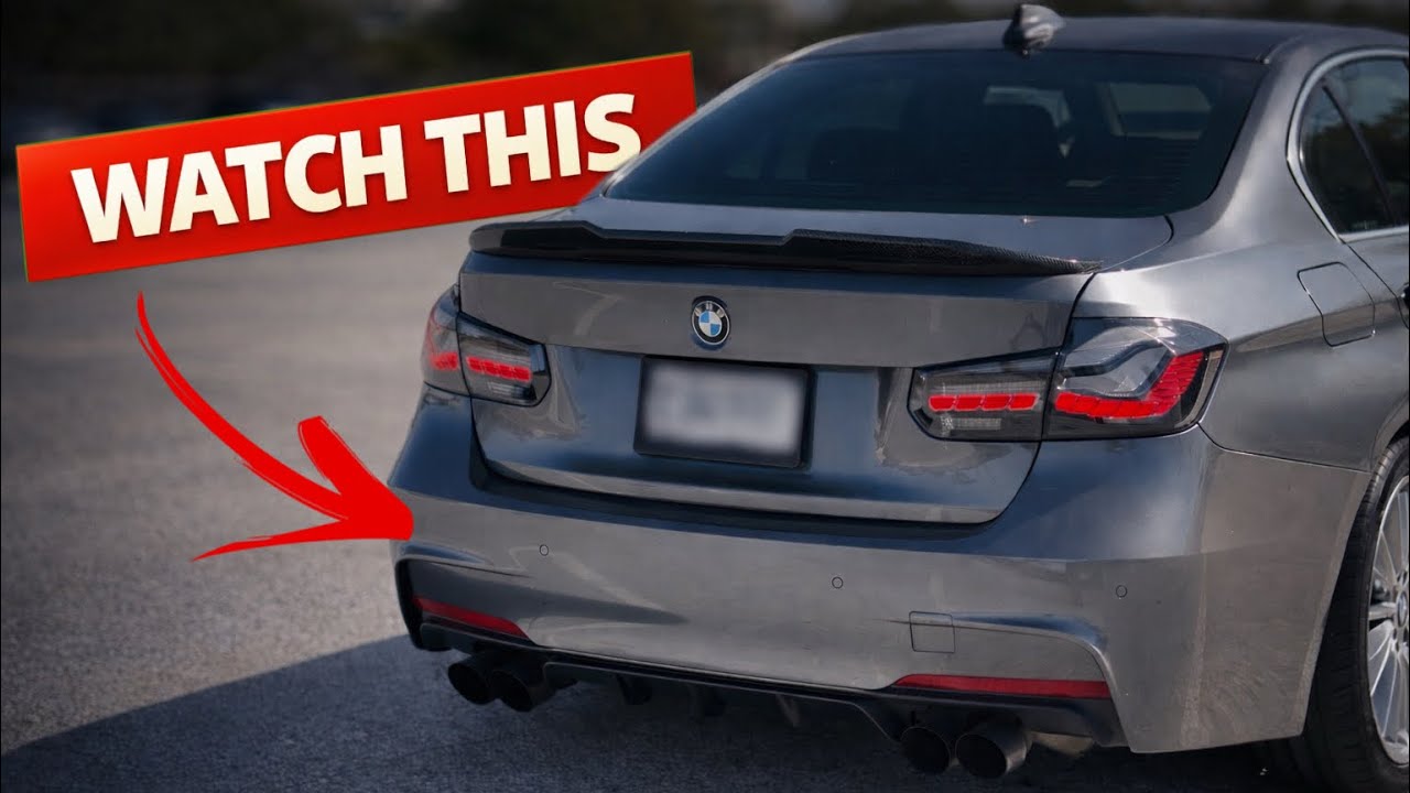 M Sport Rear Bumper Install on My BMW F30 — Don’t Skip This