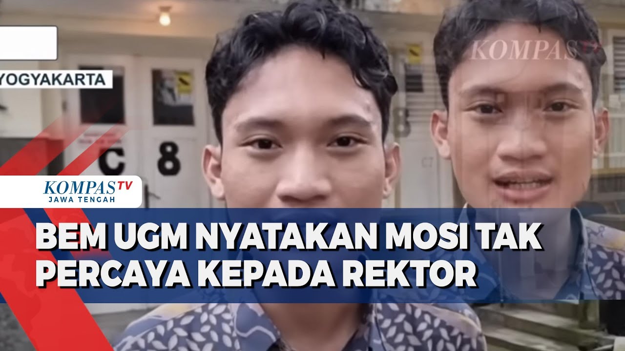 BEM UGM Nyatakan Mosi Tak Percaya Kepada Rektor