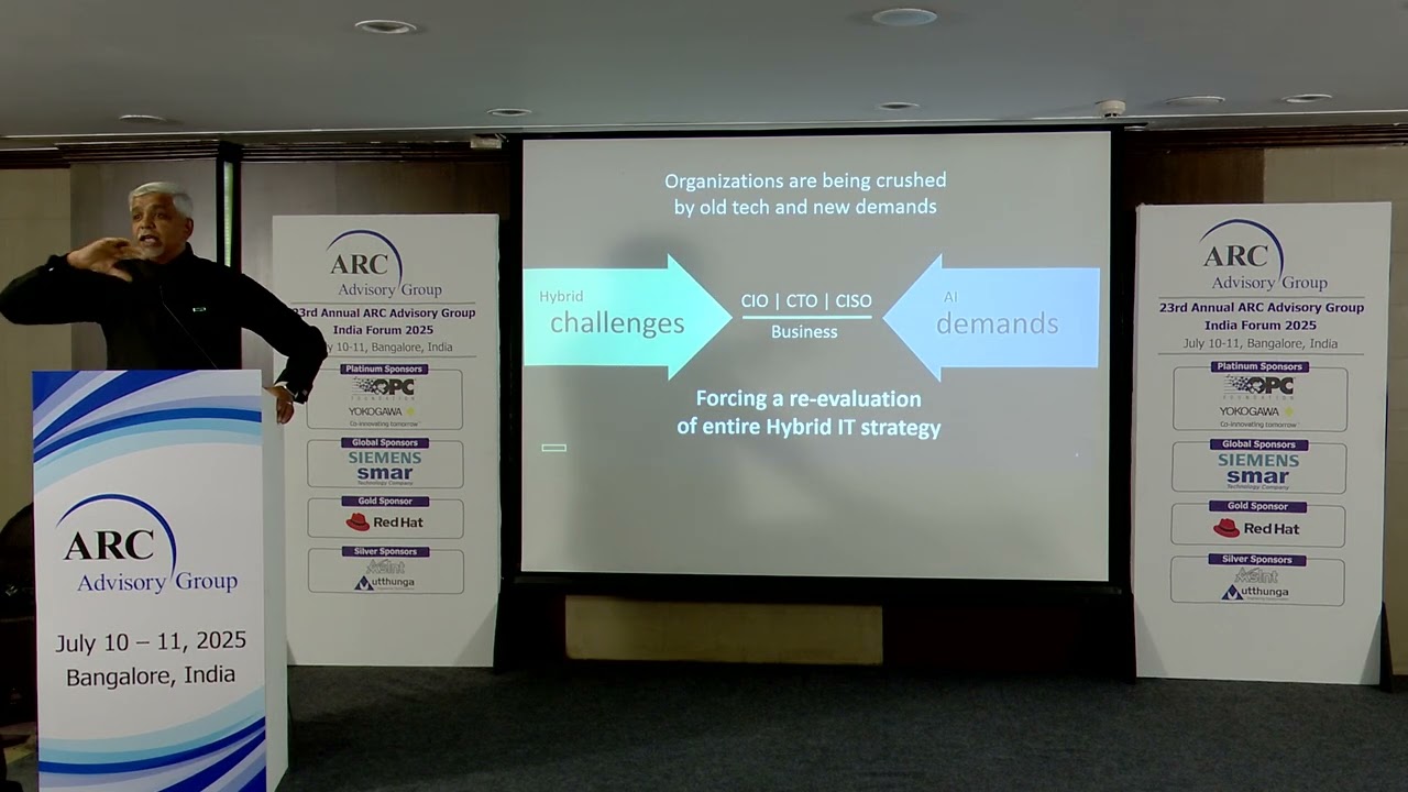 AI Adoption in India - A Perspective- Ranganath Sadasiva, @Hewlett Packard @ARCadvisory