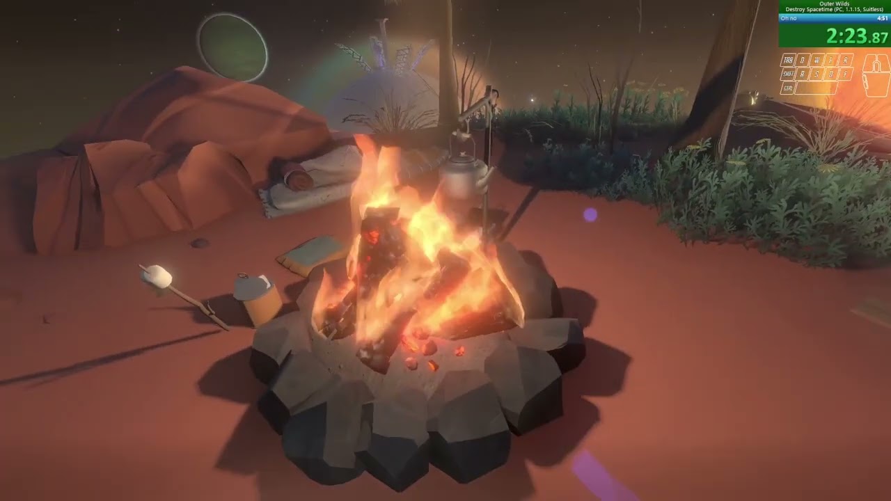 Outer Wilds - Destroy Spacetime (Suitless) - 4:47 (WR)