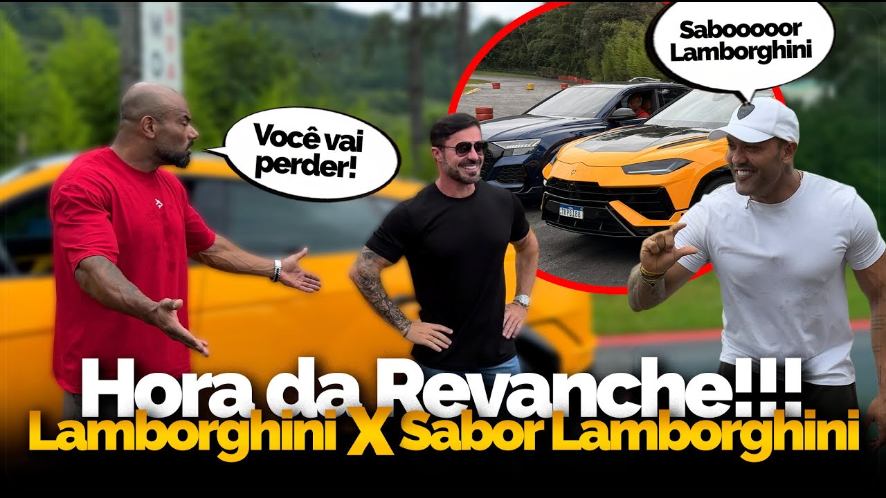 JULIO E RENATO DESAFIARAM MINHA URUS NA PISTA DE CORRIDA 🏎️
