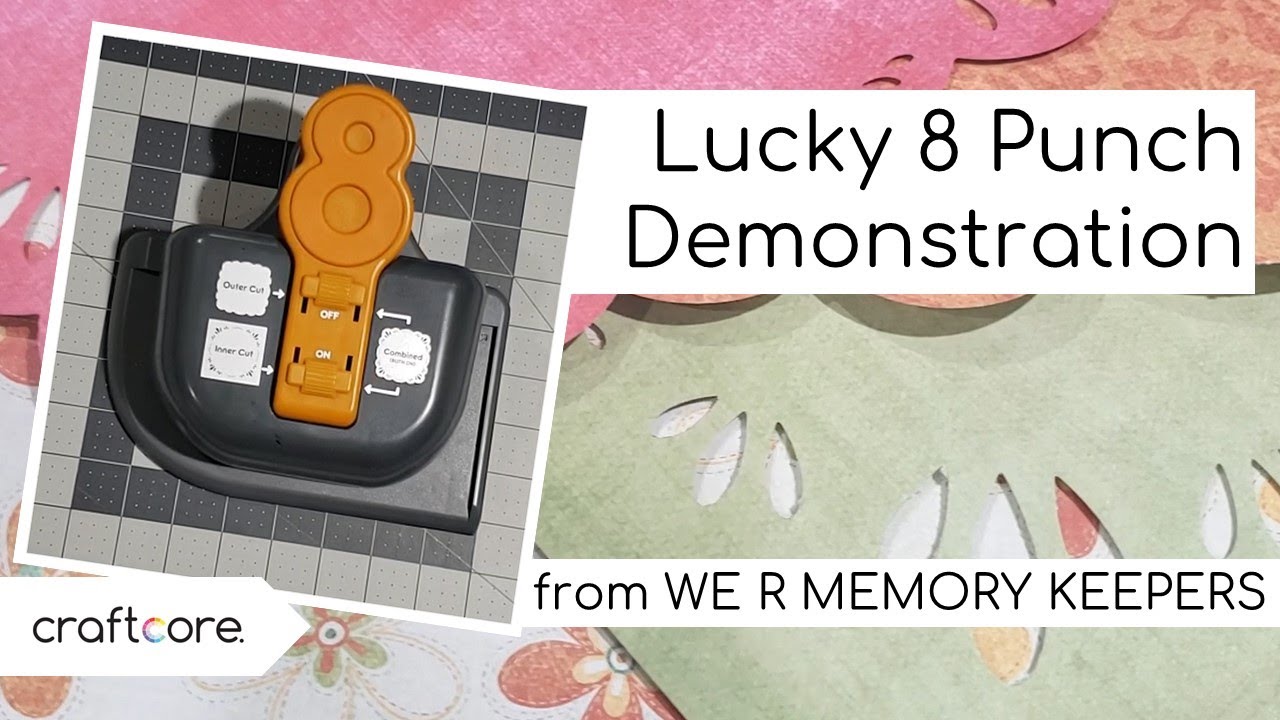 We R Memory Keepers Lucky 8 Punch Demonstration | A GIANT Punch for GIANT borders!