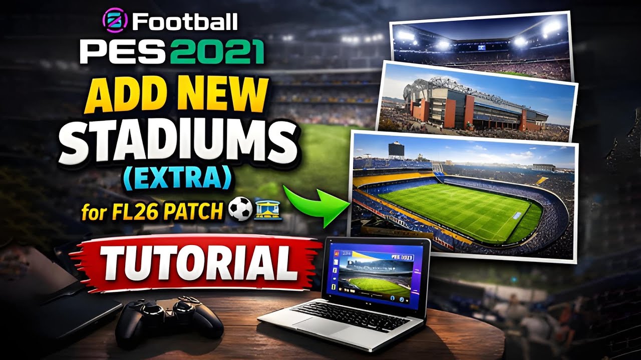 PES 2021 | Как добавить новые стадионы (дополнительно) для патча FL26 ⚽🏟️ | Туториал
