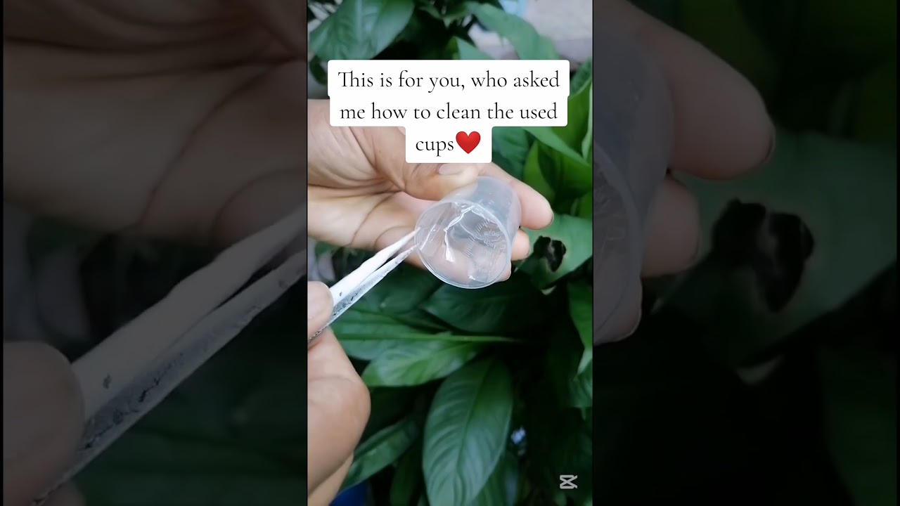 Cleaning a resin cup #resin #tharuresinart
