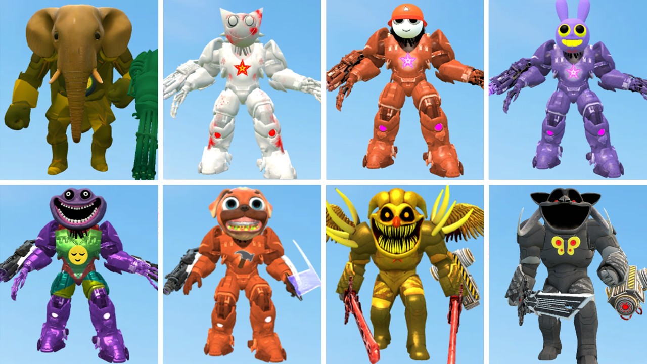NEW EVOLUTION OF MECHA TITAN SPRUNKI WENDA VS MECHA TITAN POPPY PLAYTIME  In Garry's Mod!