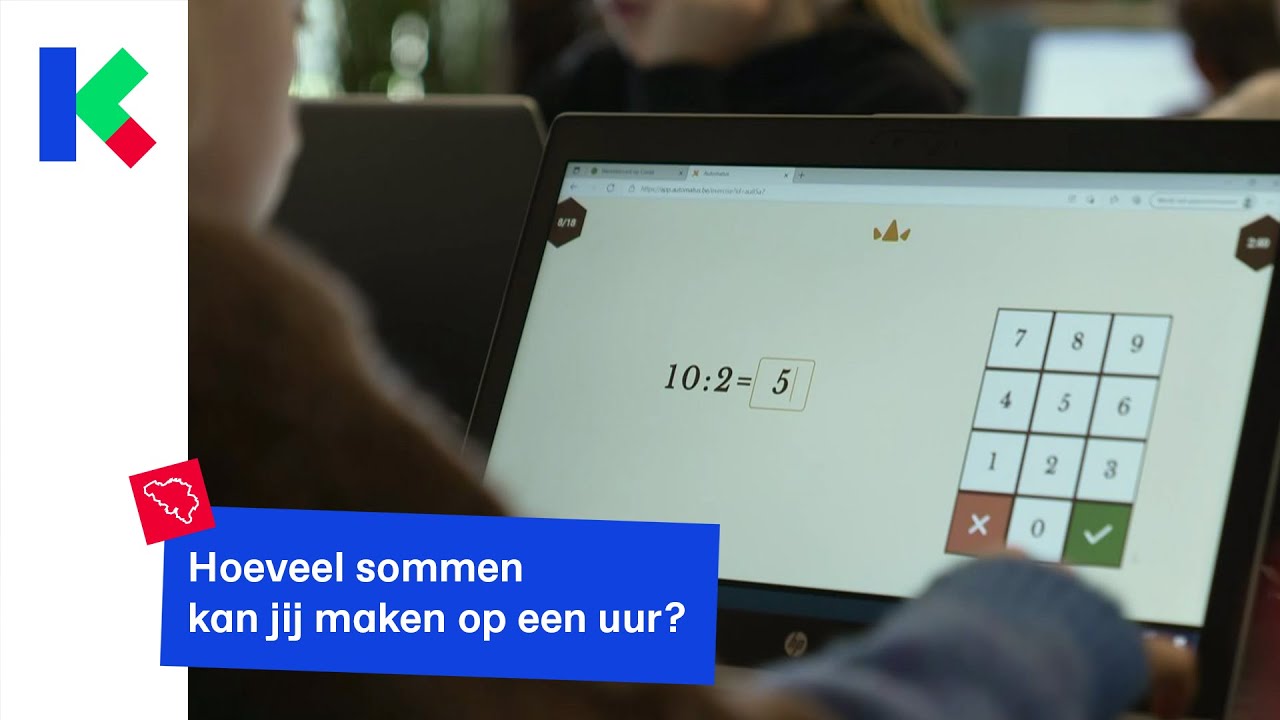 Nieuw wereldrecord! 20.000 leerlingen maken 8,6 miljoen sommen in een uur tijd