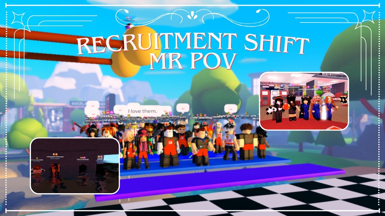 SizzleBurger V5 | Recruitment Shift #1 | MR POV