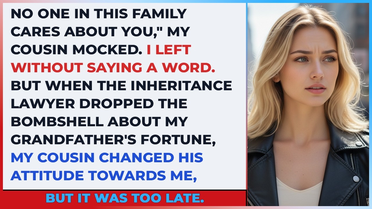 No One In This Family Cares About You,” My Cousin Mocked. I Left Without Saying A Word.....
