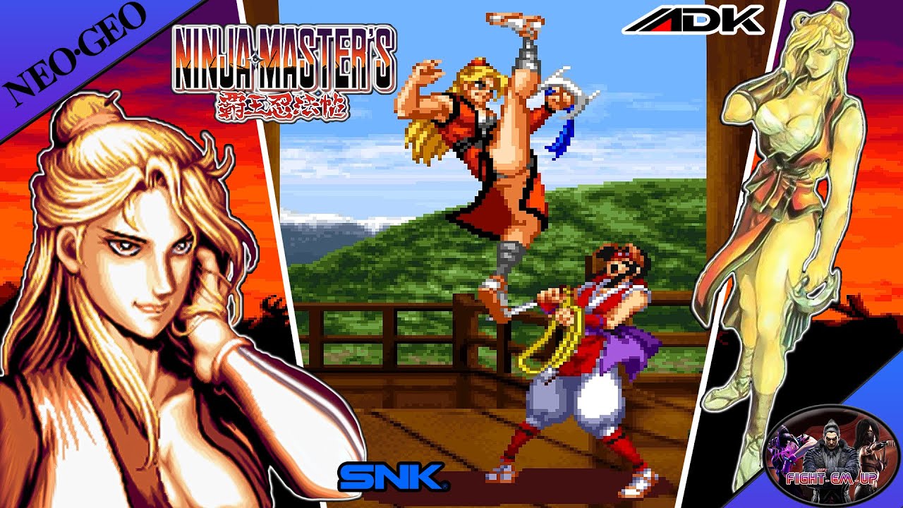 Ninja Masters Haoh Ninpo Cho - Natsume Arcade Playthrough [Level 8 Difficulty] (Neo Geo) (Longplay)